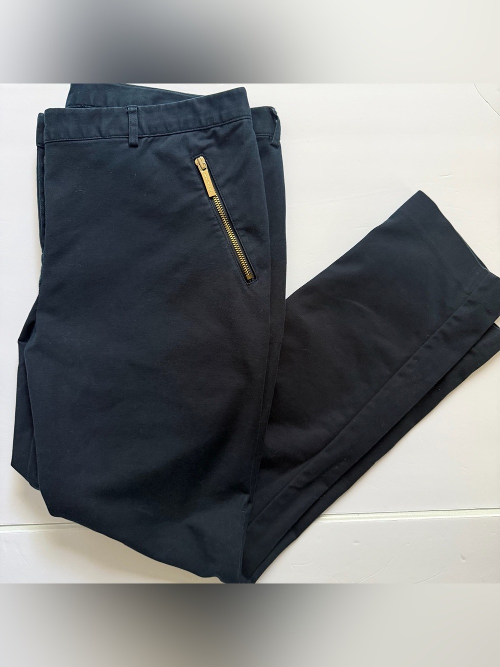 Michael Kors Navy Ankle Crop Pants size 14